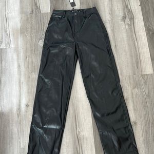 Motel Rocks Leather Trousers